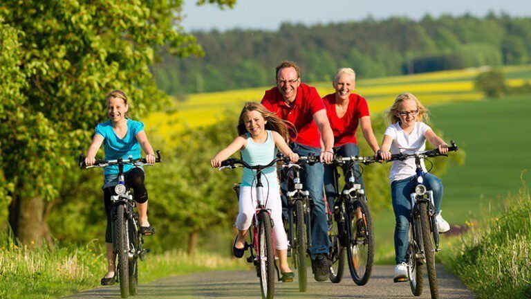 circuit velo en famille