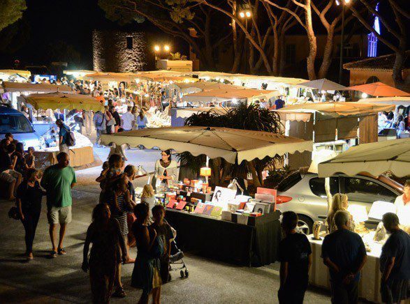 night walk bormes les mimosas