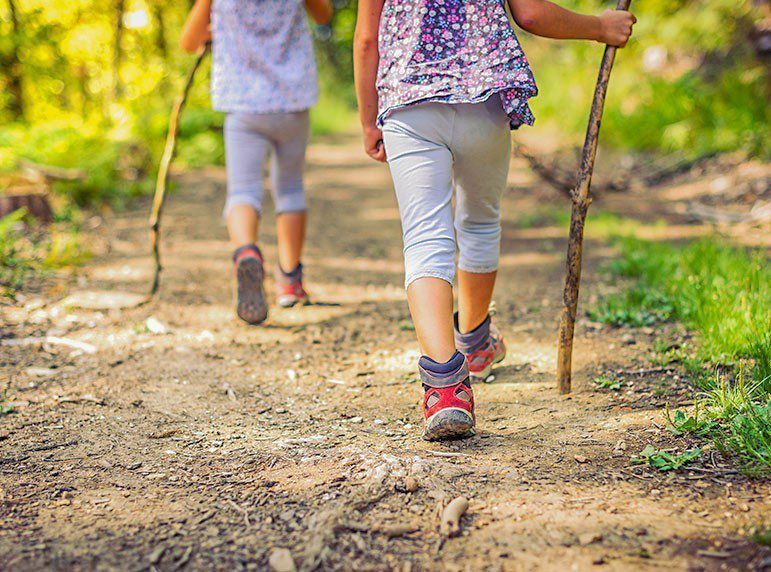 wandelen in de paca regio voor het hele gezin